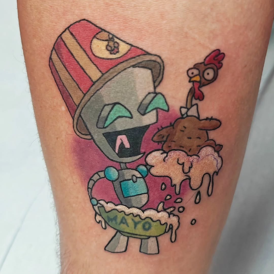 Tattoo by @artoftheblackwolf — new_school