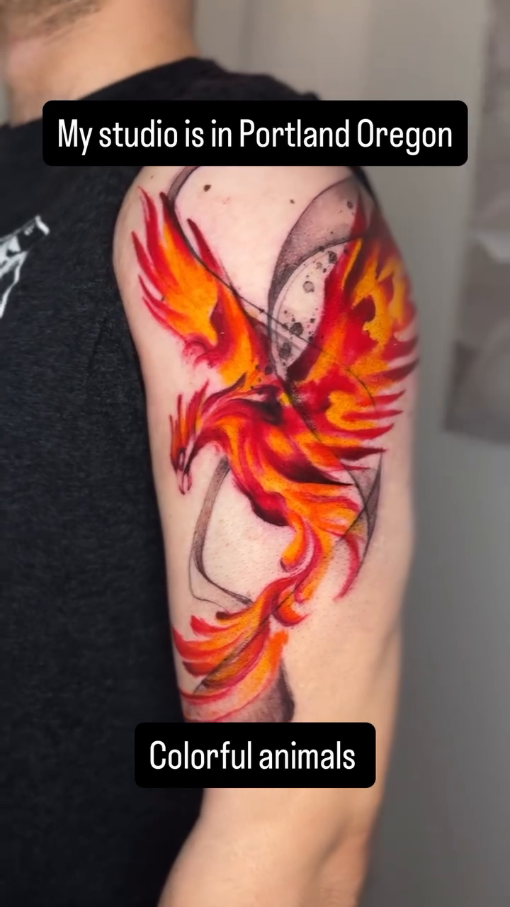 Tattoo by @hunminji — watercolor, realism