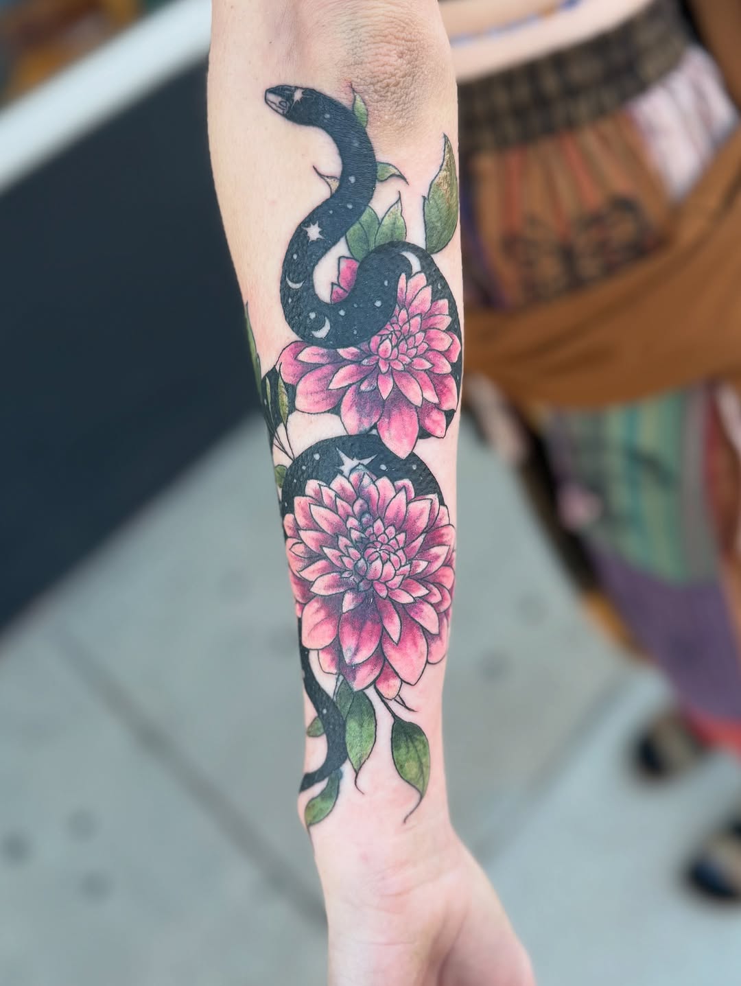Tattoo by @toots_tattoos — realism, blackwork