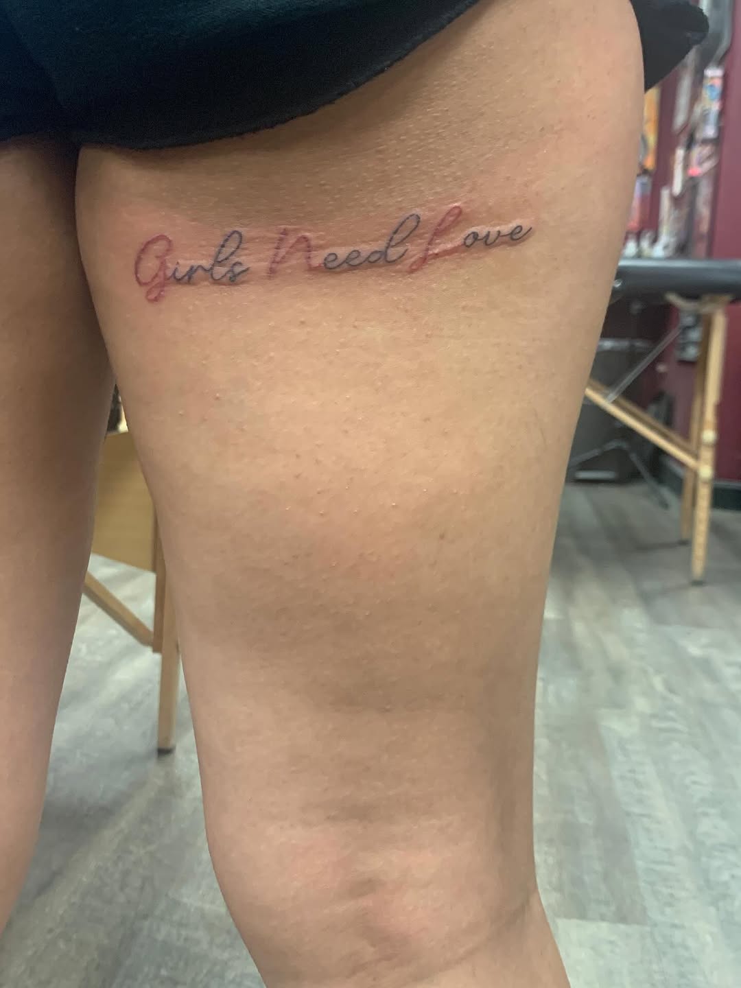 Tattoo by @the_tatuador265 — lettering_script, fine_line
