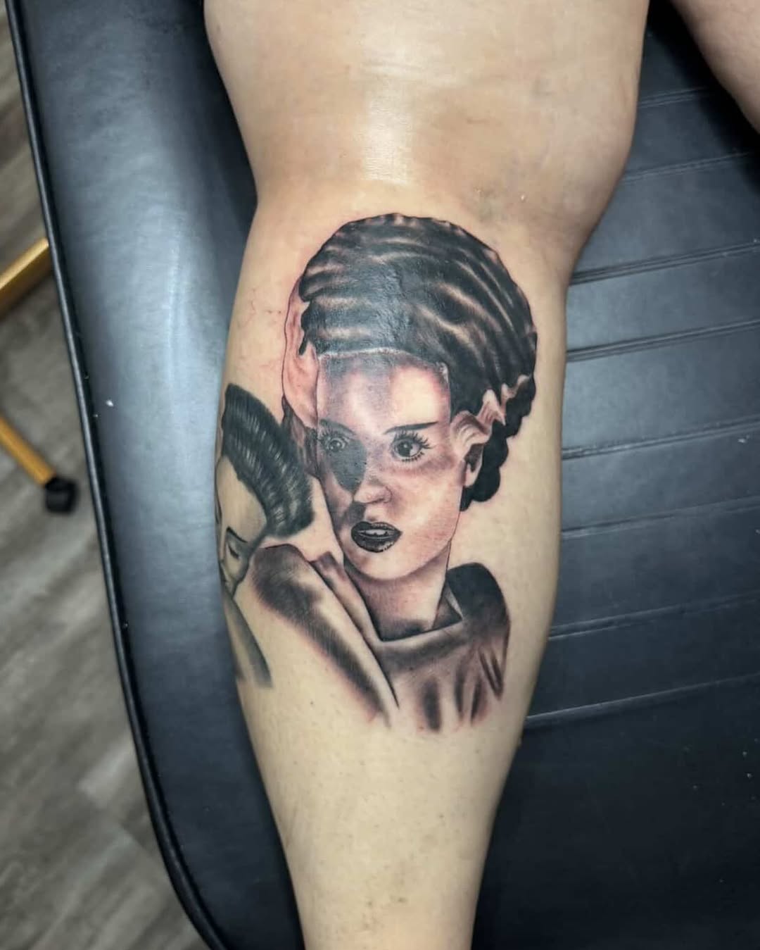 Tattoo by @tattoos_by_brett — realism, black_and_grey