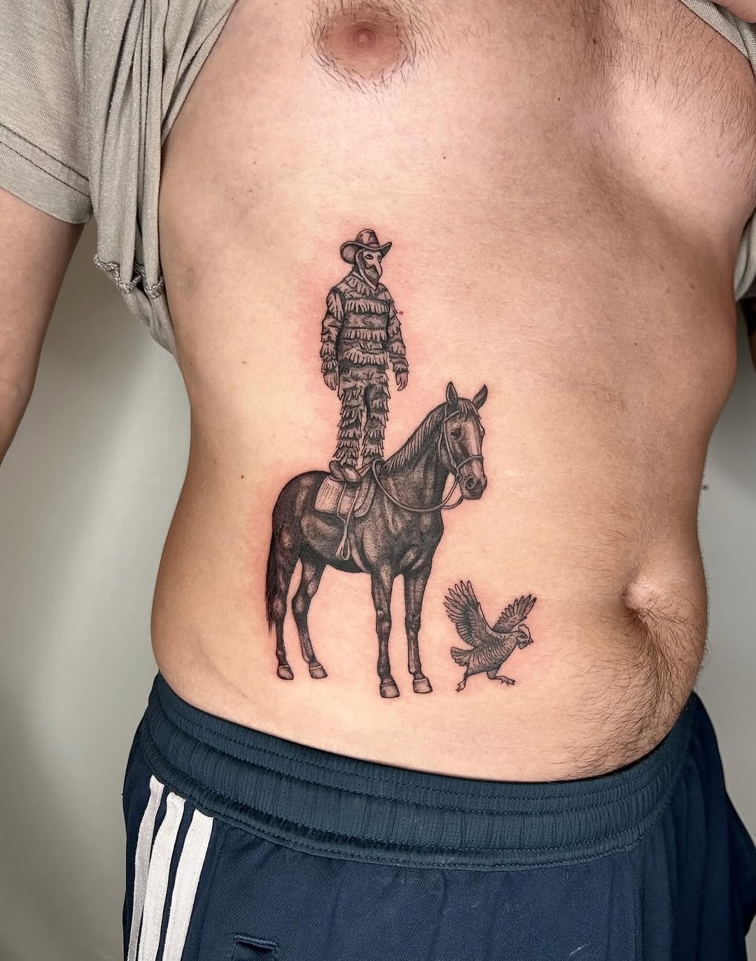 Tattoo by @allieb.tats — illustrative, black_and_grey