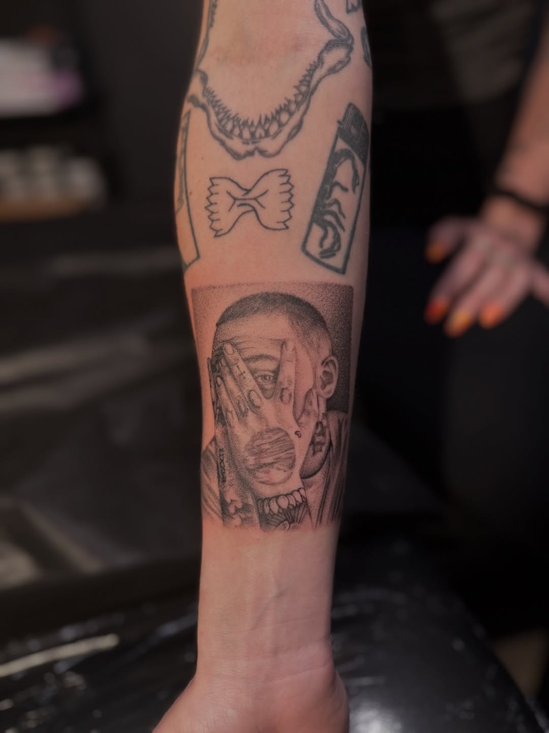 Tattoo by @denisegarner.art — realism, black_and_grey