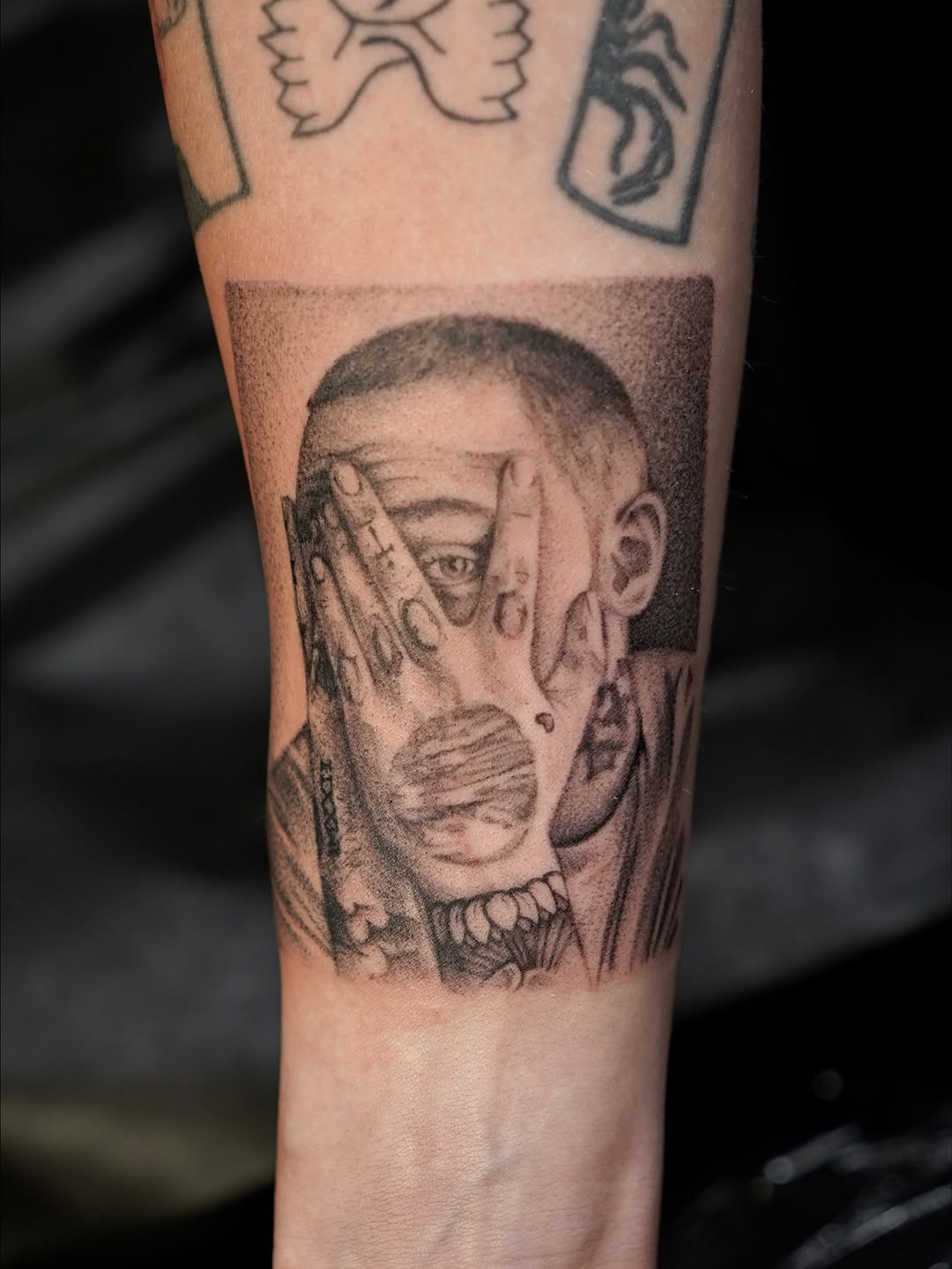 Tattoo by @denisegarner.art — realism, black_and_grey