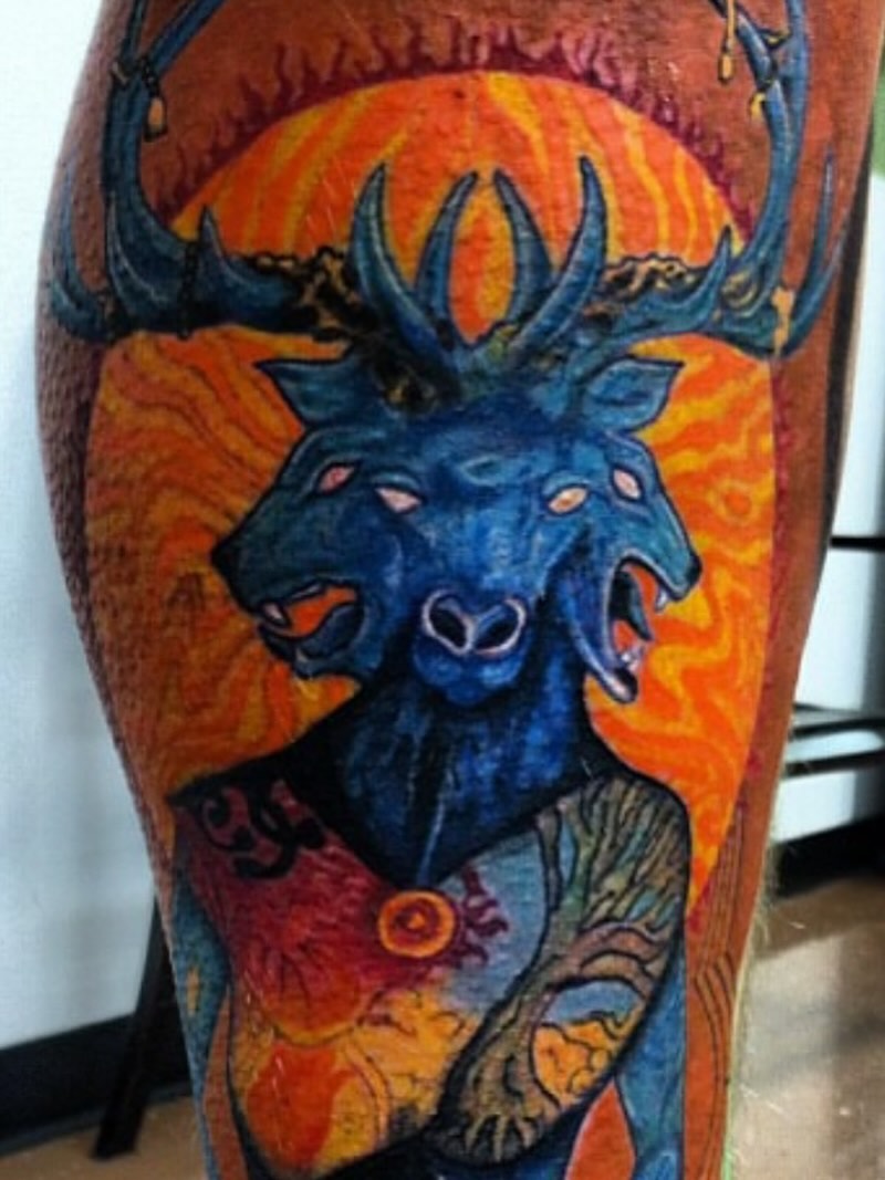 Tattoo by @mattfuckinwilliams — dark_realism, trash_polka