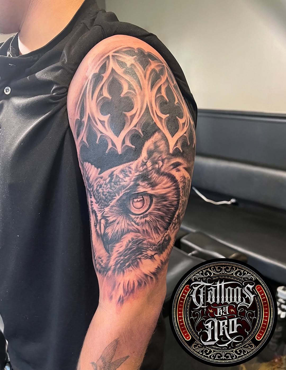 Tattoo by @pedrof.morales — realism, black_and_grey