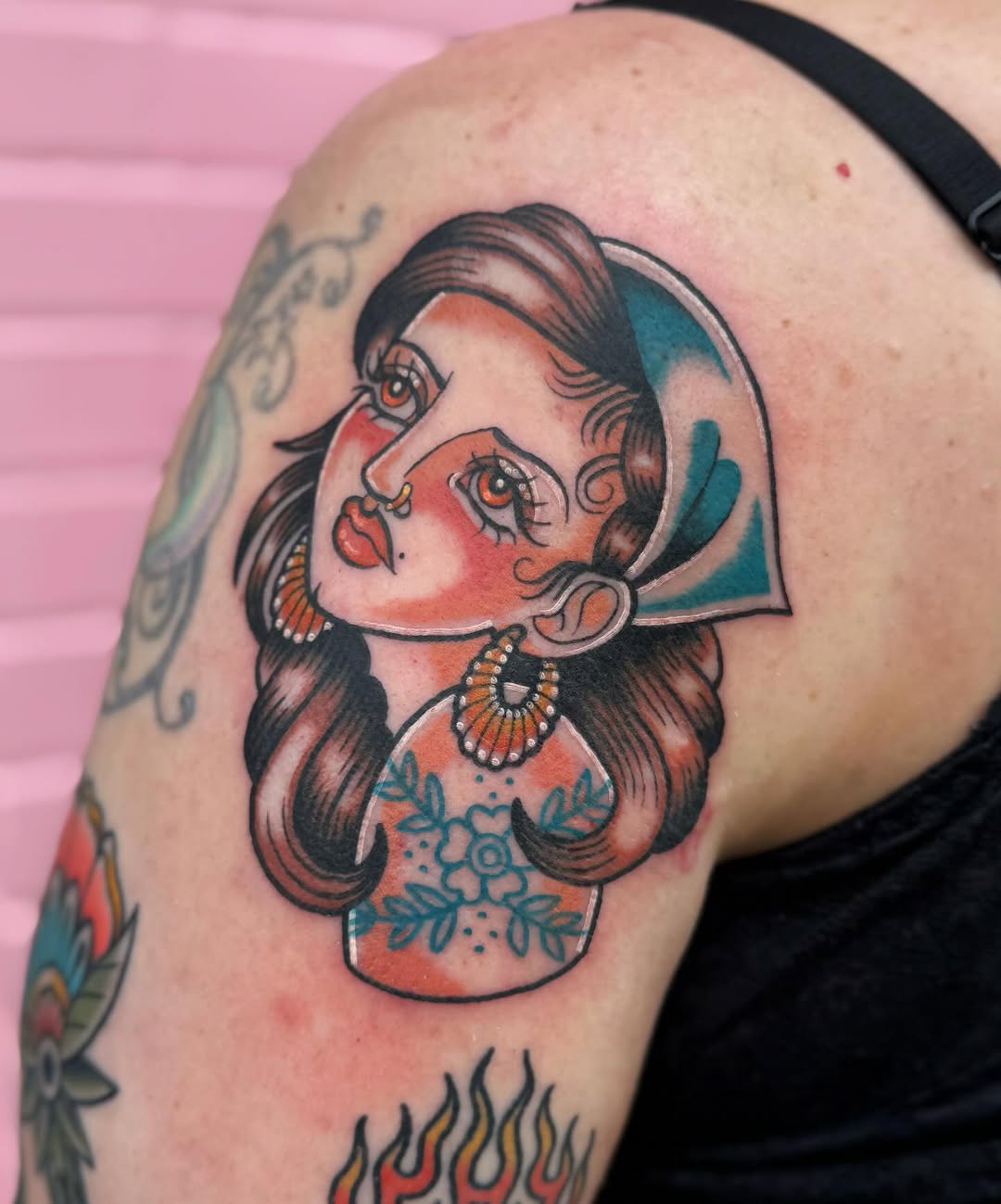 Tattoo by @littlelaurtattoos โ american_traditional
