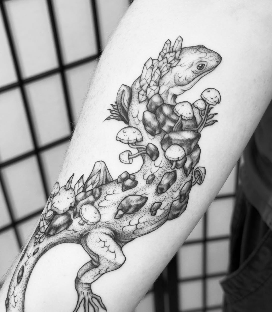 Tattoo by @blackworkboston — black_and_grey, illustrative