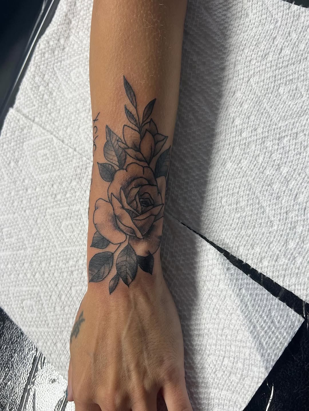 Tattoo by @katiemothafuckinsayre — black_and_grey