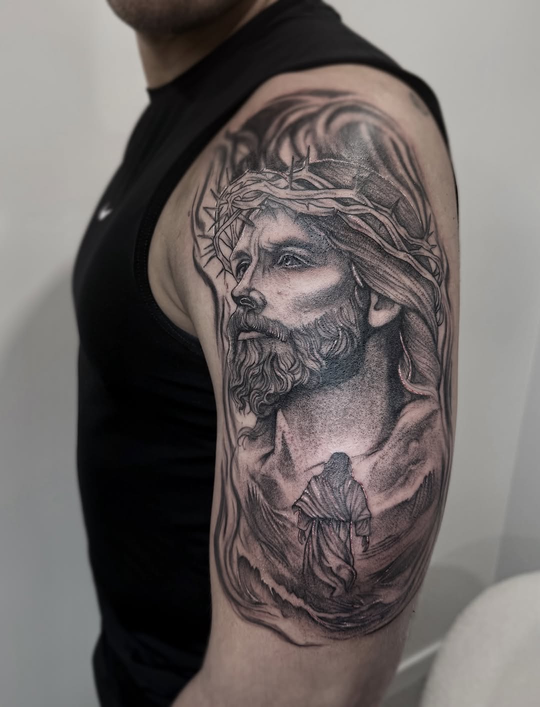 Tattoo by @iamrafaelart — realism, black_and_grey
