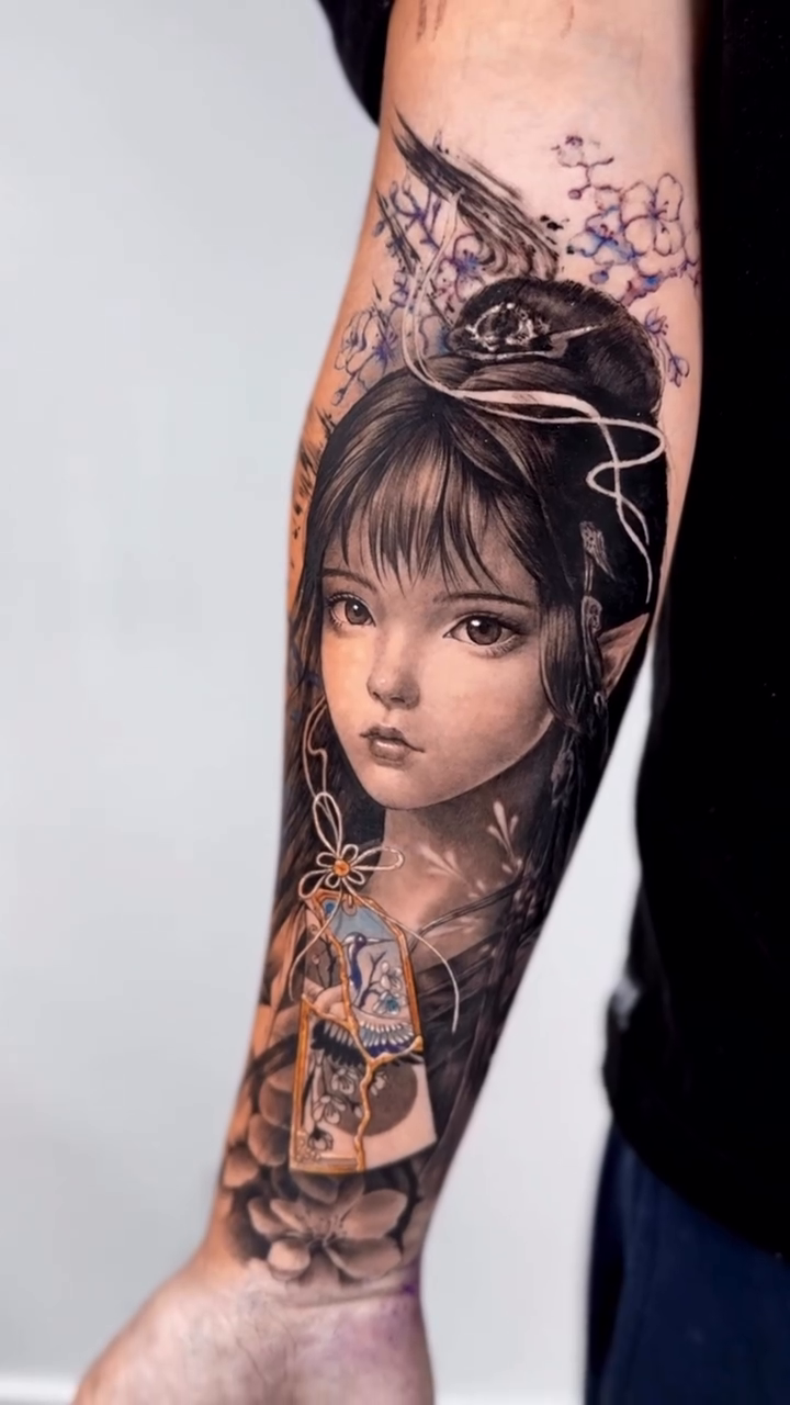 Tattoo by @san.lop.tattoo β realism, dark_realism