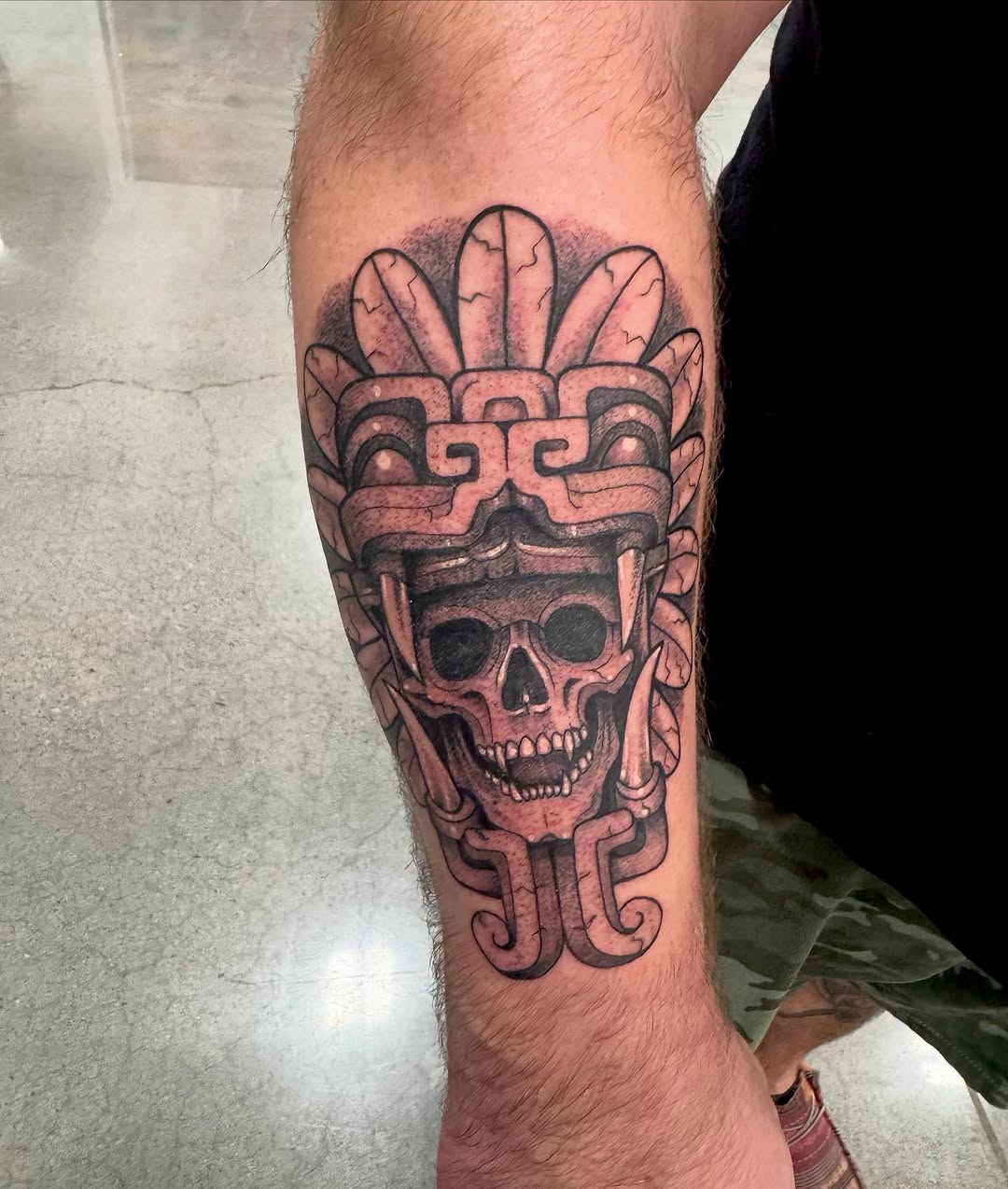 Tattoo by @andrewwatkinstattoos — black_and_grey, realism