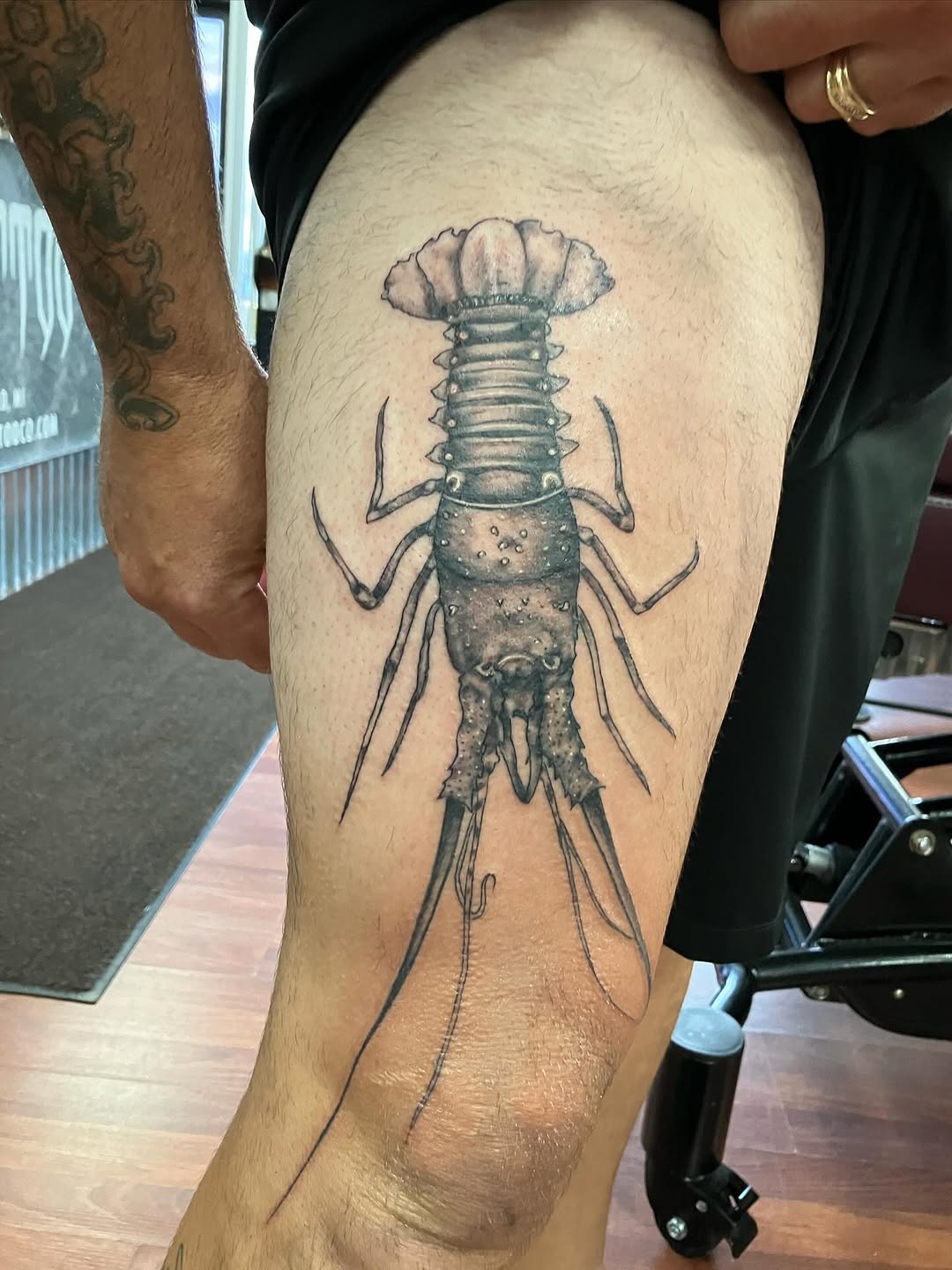Tattoo by @james_sparkman_tattoos — black_and_grey, realism