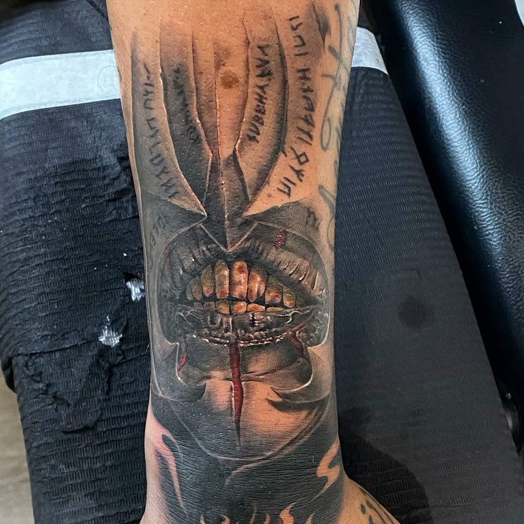 Tattoo by @barragantattoos — realism, dark_realism