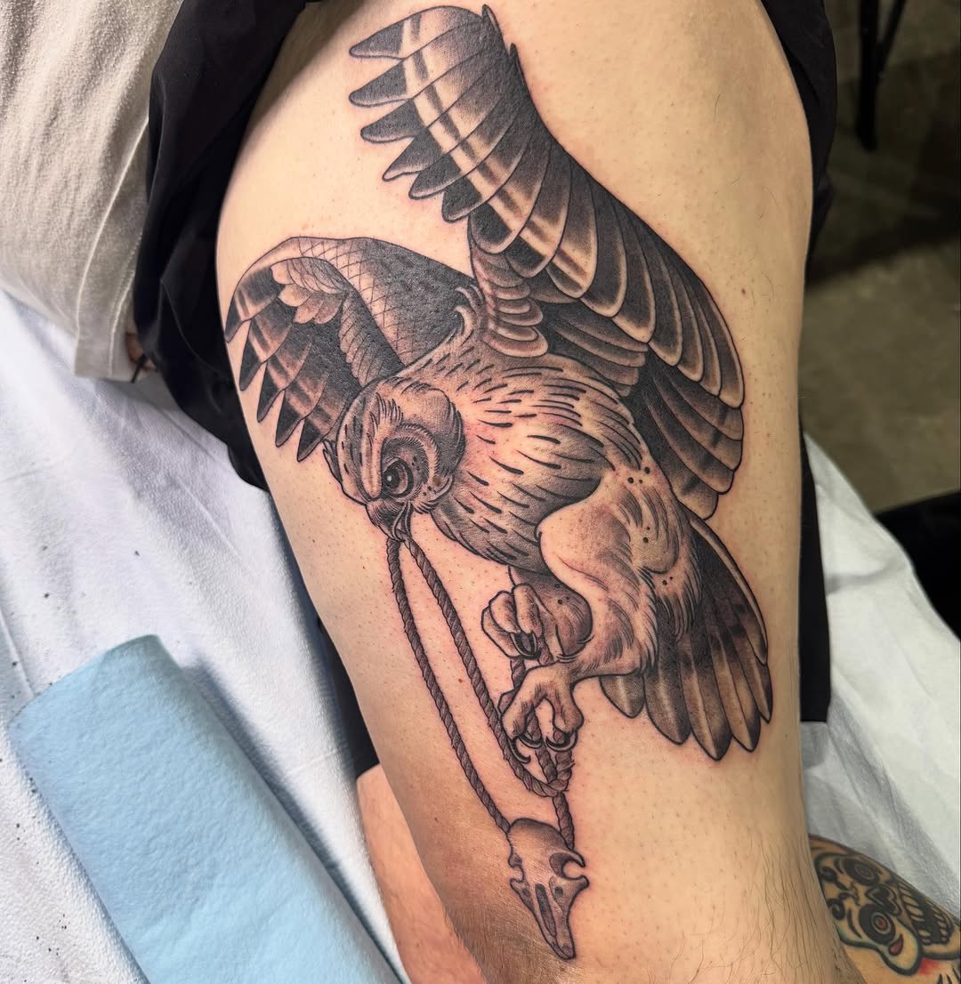 Tattoo by @chanimurat — black_and_grey, realism