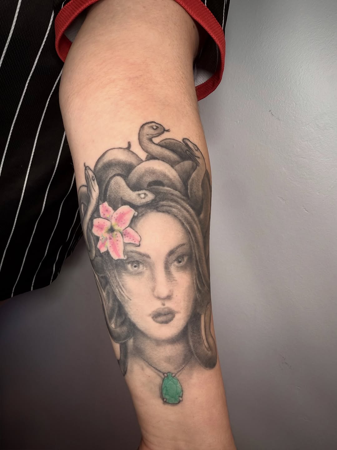 Tattoo by @abryvtattoos — realism, black_and_grey