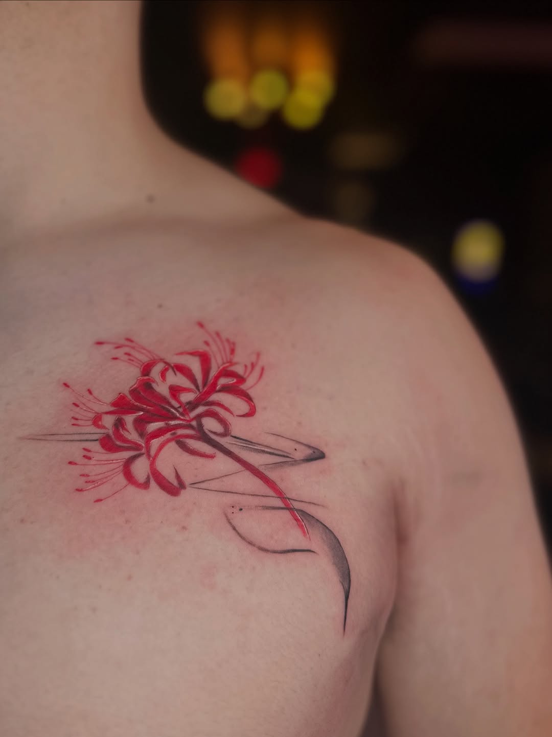 Tattoo by @vu_tattooer — watercolor