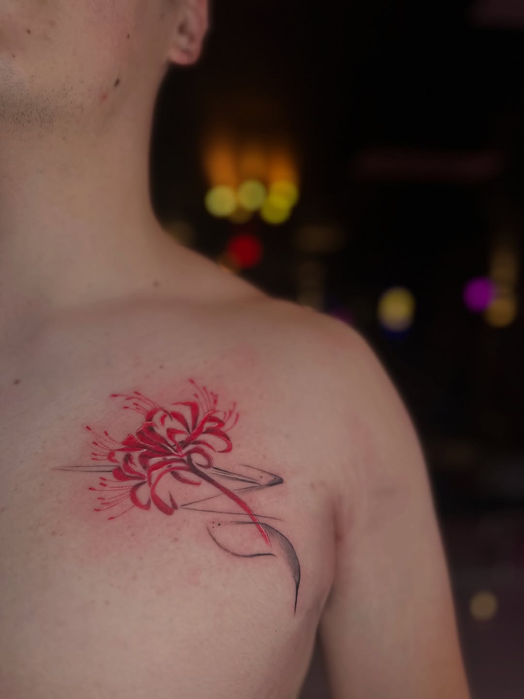 Tattoo by @vu_tattooer — watercolor