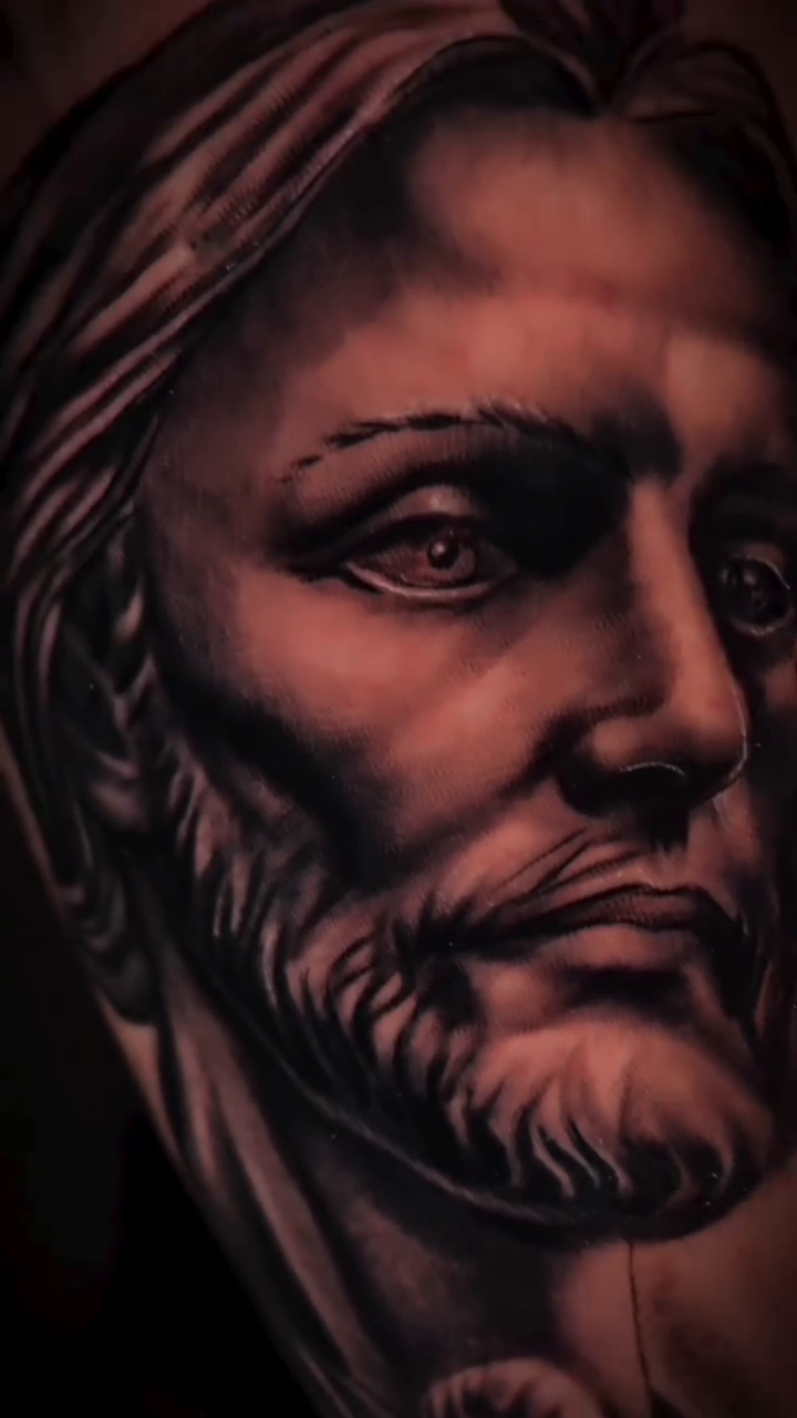 Tattoo by @mannyramirezart — realism, black_and_grey