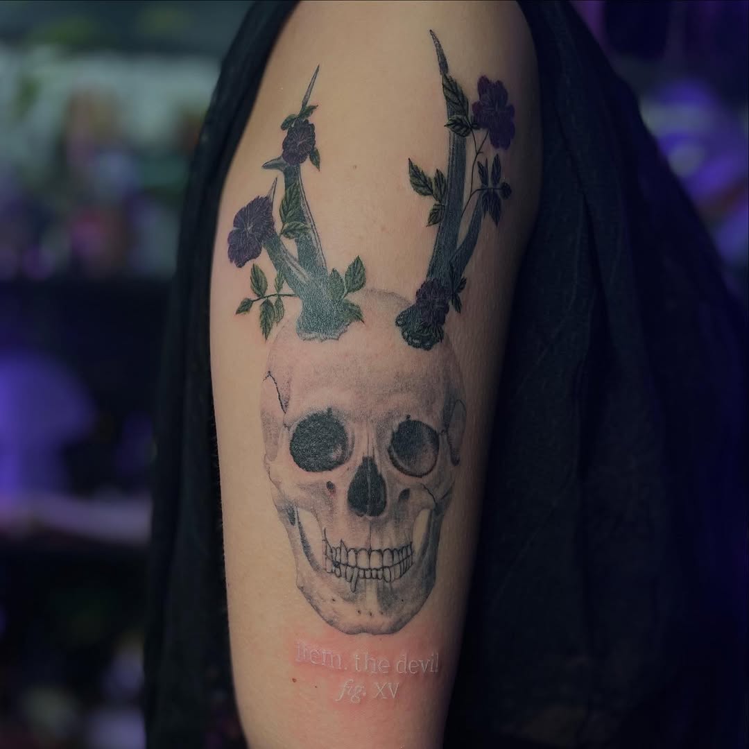 Tattoo by @jennanabread_ink — realism, black_and_grey