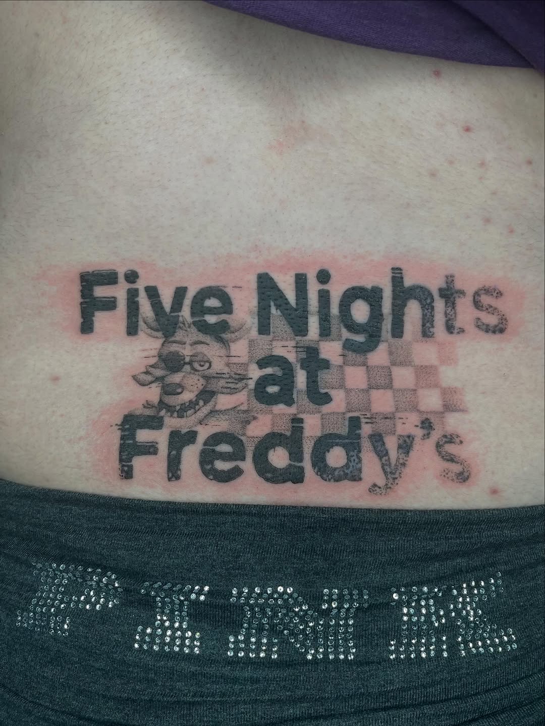 Tattoo by @needleshark — lettering_script