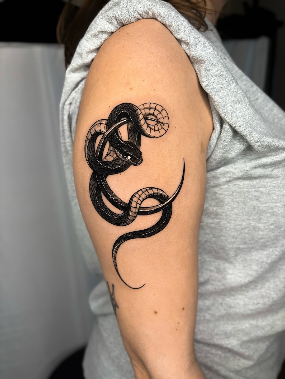 Tattoo by @hudo.tatt โ black_and_grey, realism