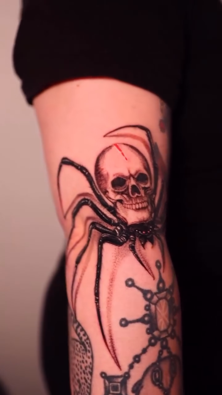Tattoo by @tat_papi — dark_realism, black_and_grey