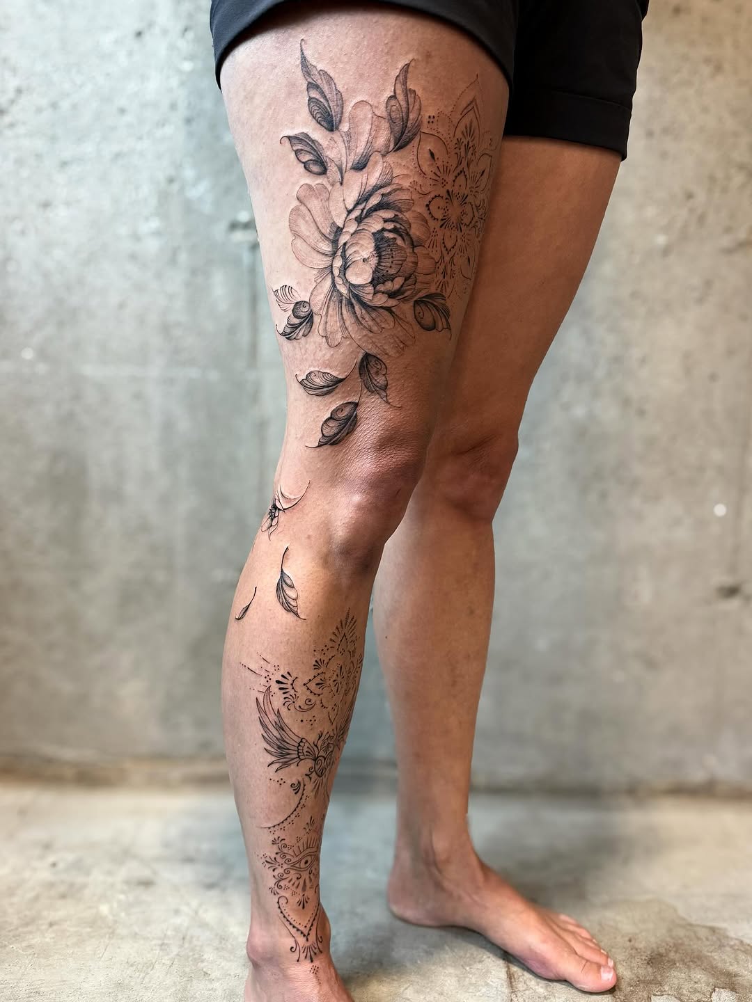 Tattoo by @slaubcreation — fine_line, dotwork