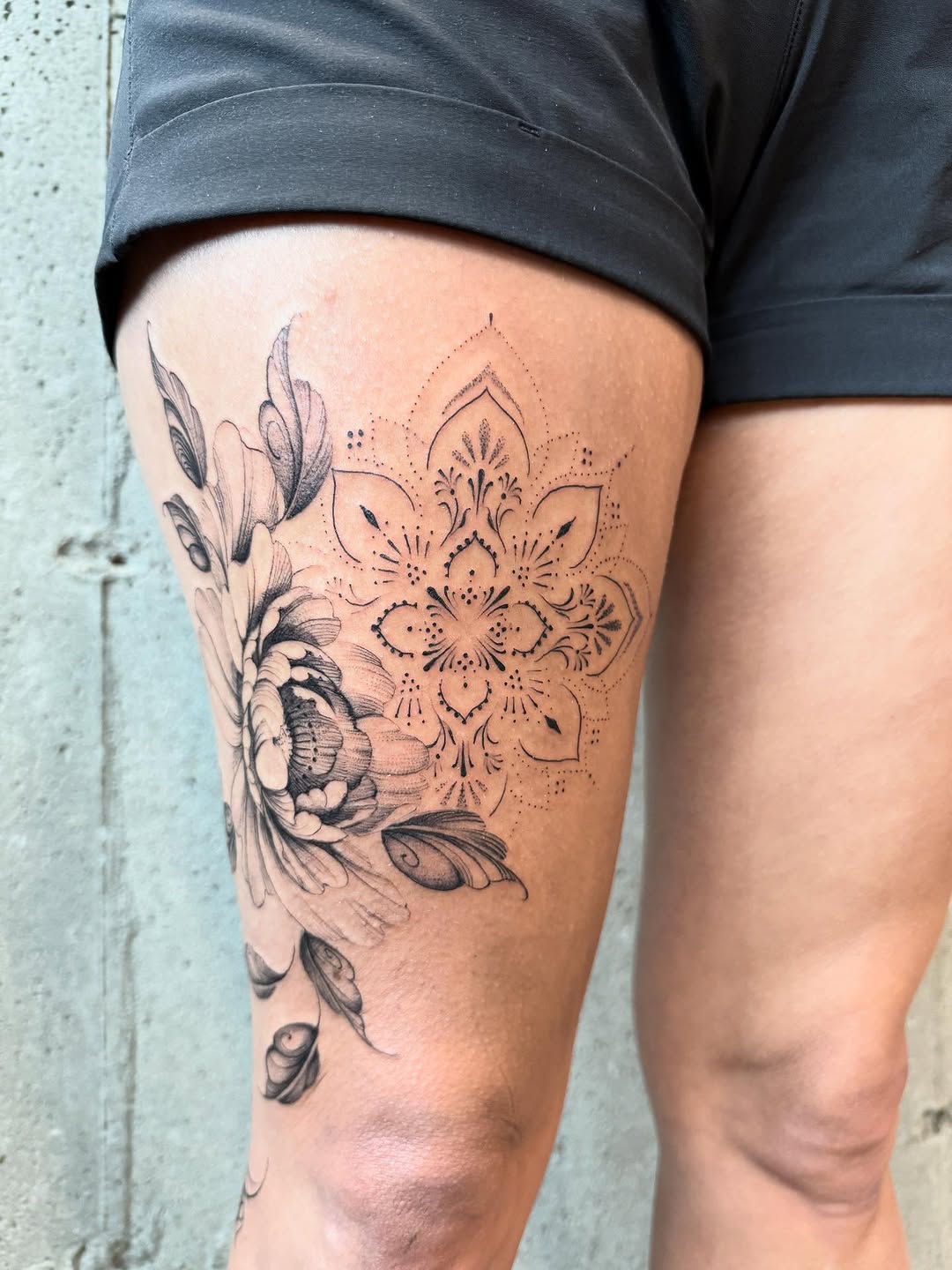 Tattoo by @slaubcreation — fine_line, dotwork