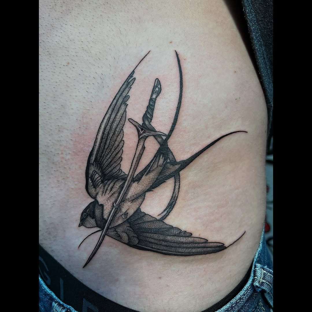 Tattoo by @artbydollface — black_and_grey, realism