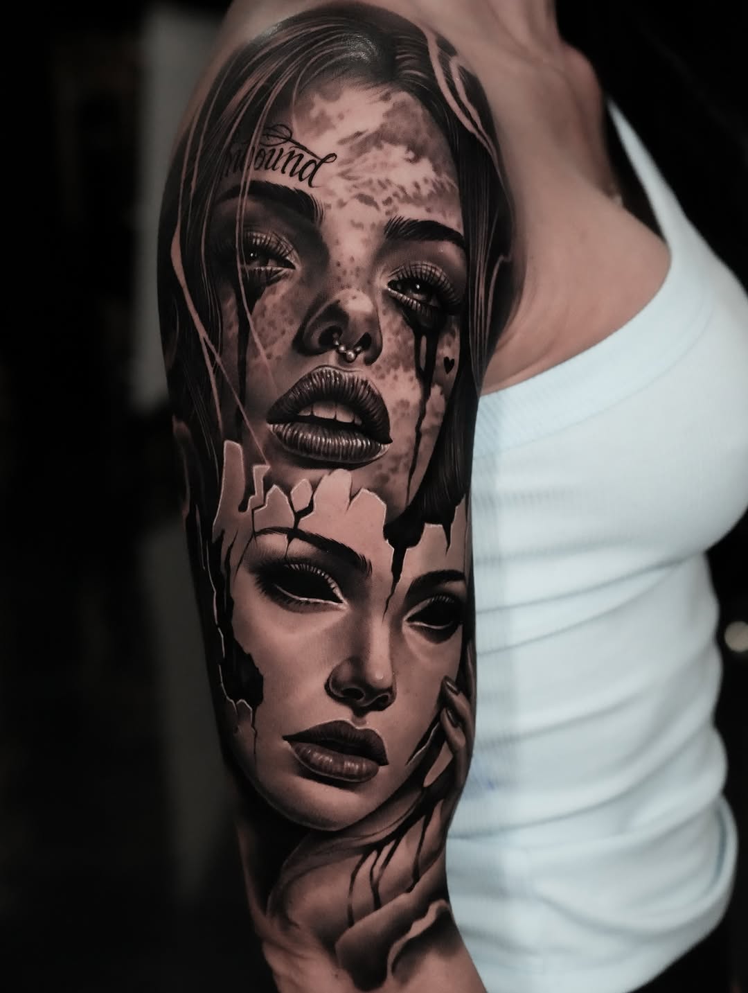 Tattoo by @hiramksas โ black_and_grey, realism