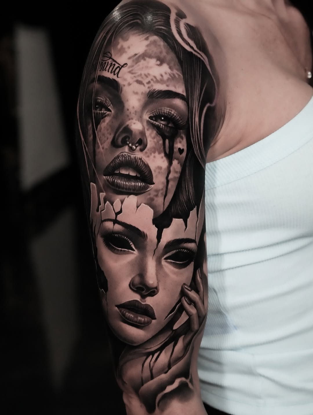 Tattoo by @hiramksas โ realism, black_and_grey