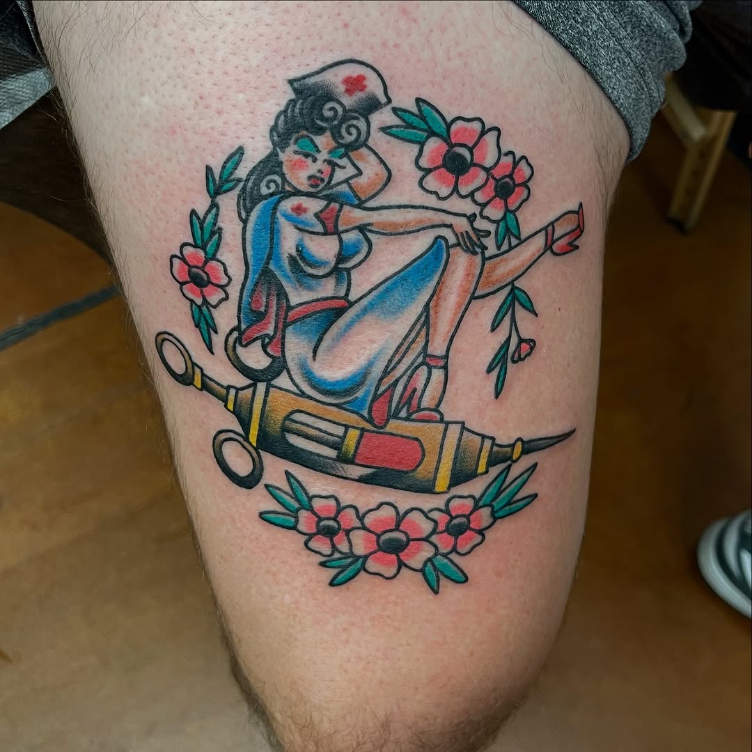 Tattoo by @ccharlandink — american_traditional, illustrative