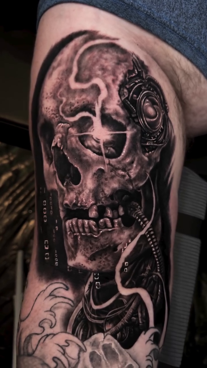 Tattoo by @travis_tattoos β black_and_grey, realism