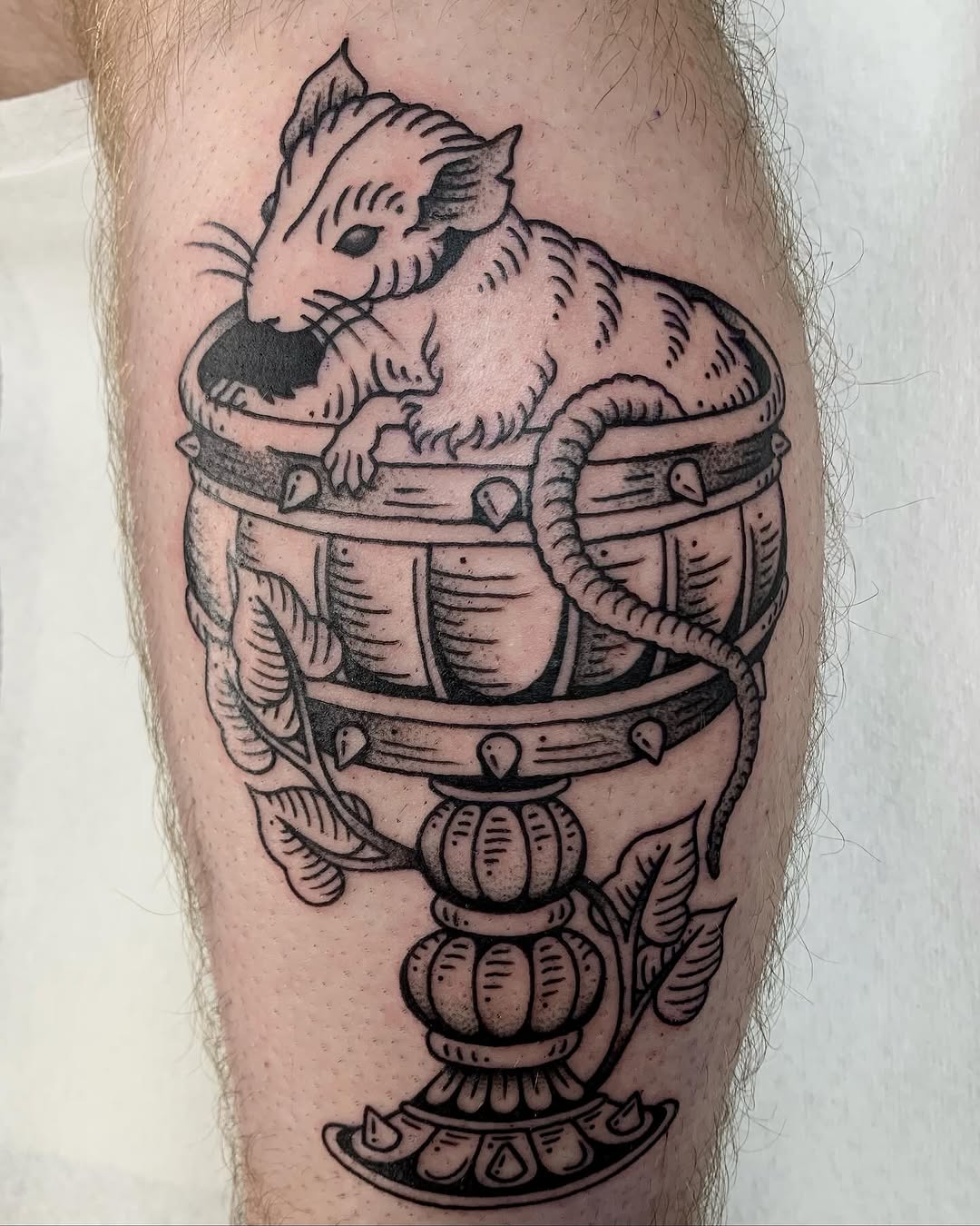 Tattoo by @ratbabytattoos โ black_and_grey