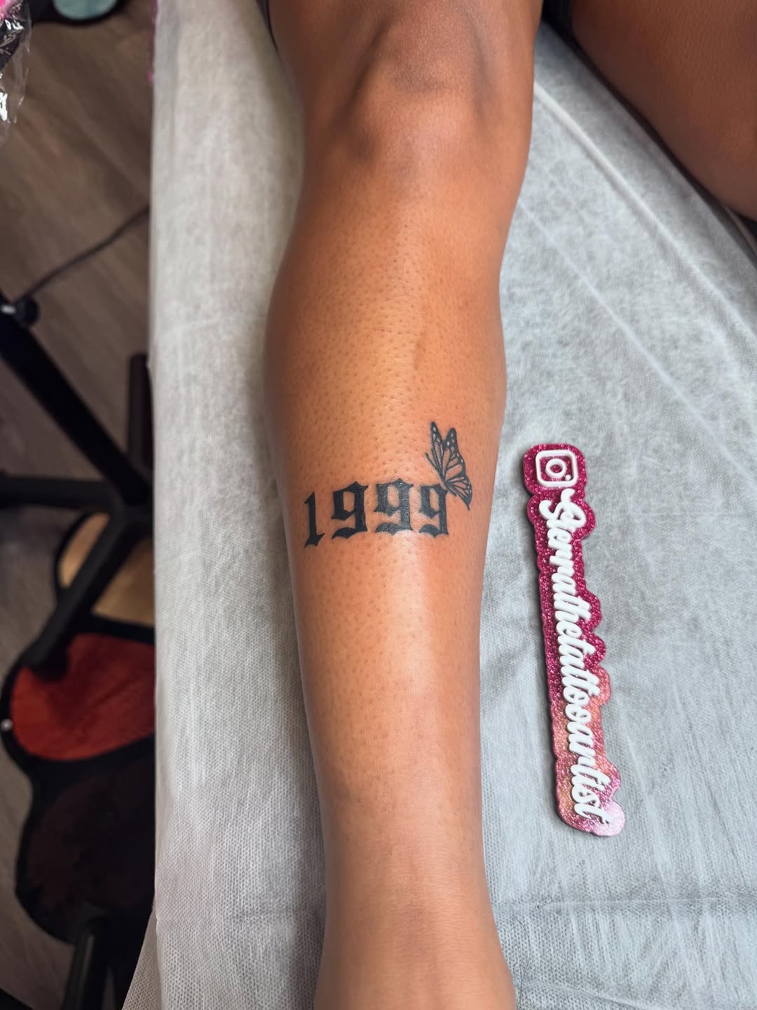 Tattoo by @sierrathetattooartist — lettering_script