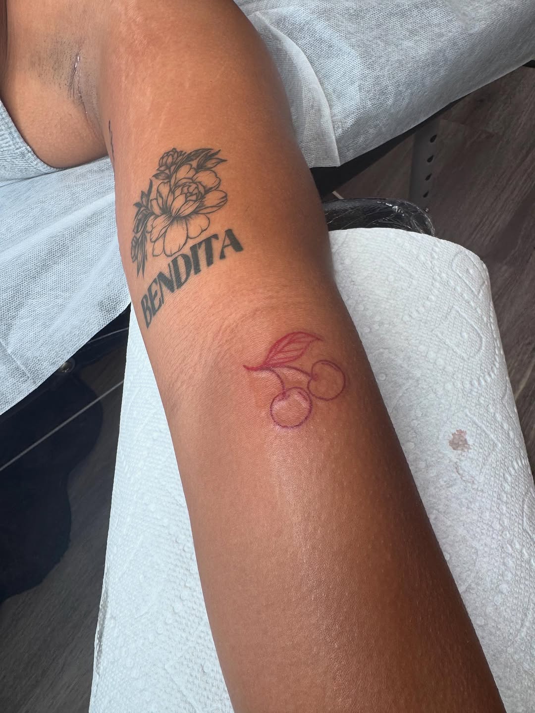 Tattoo by @sierrathetattooartist — lettering_script