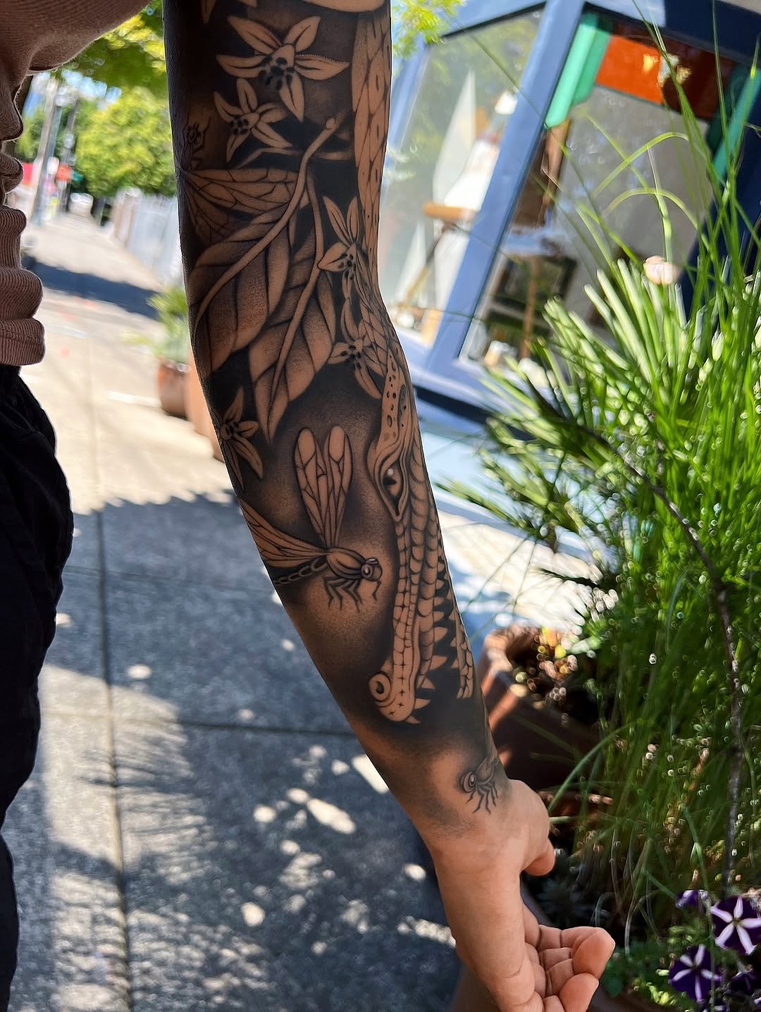 Tattoo by @mickeyycarlisle — black_and_grey, realism