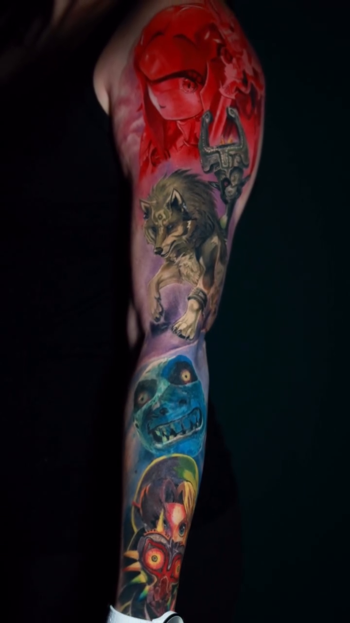 Tattoo by @pigmentpirate — realism, anime