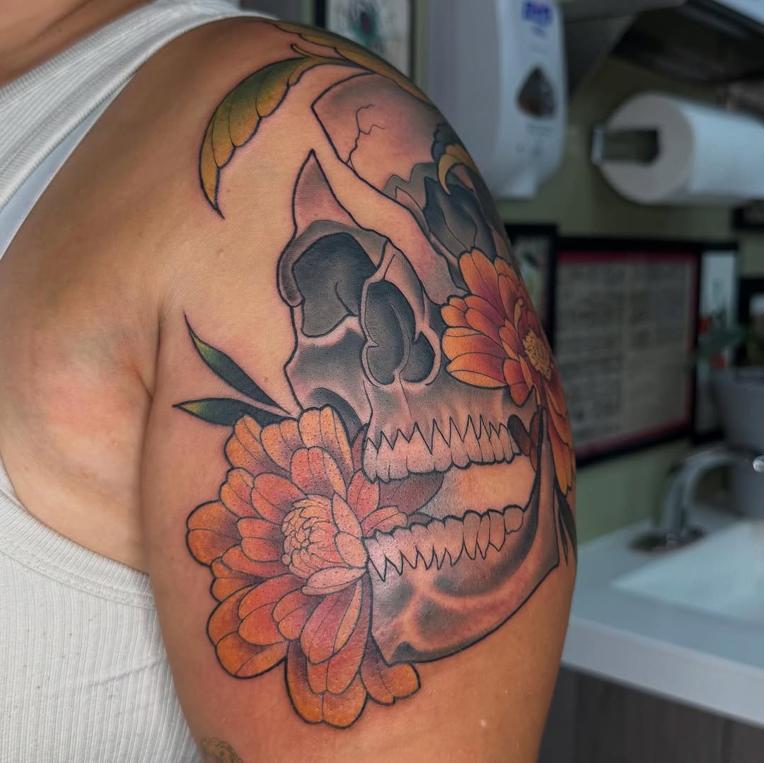 Tattoo by @ceilingham — neo_traditional, realism
