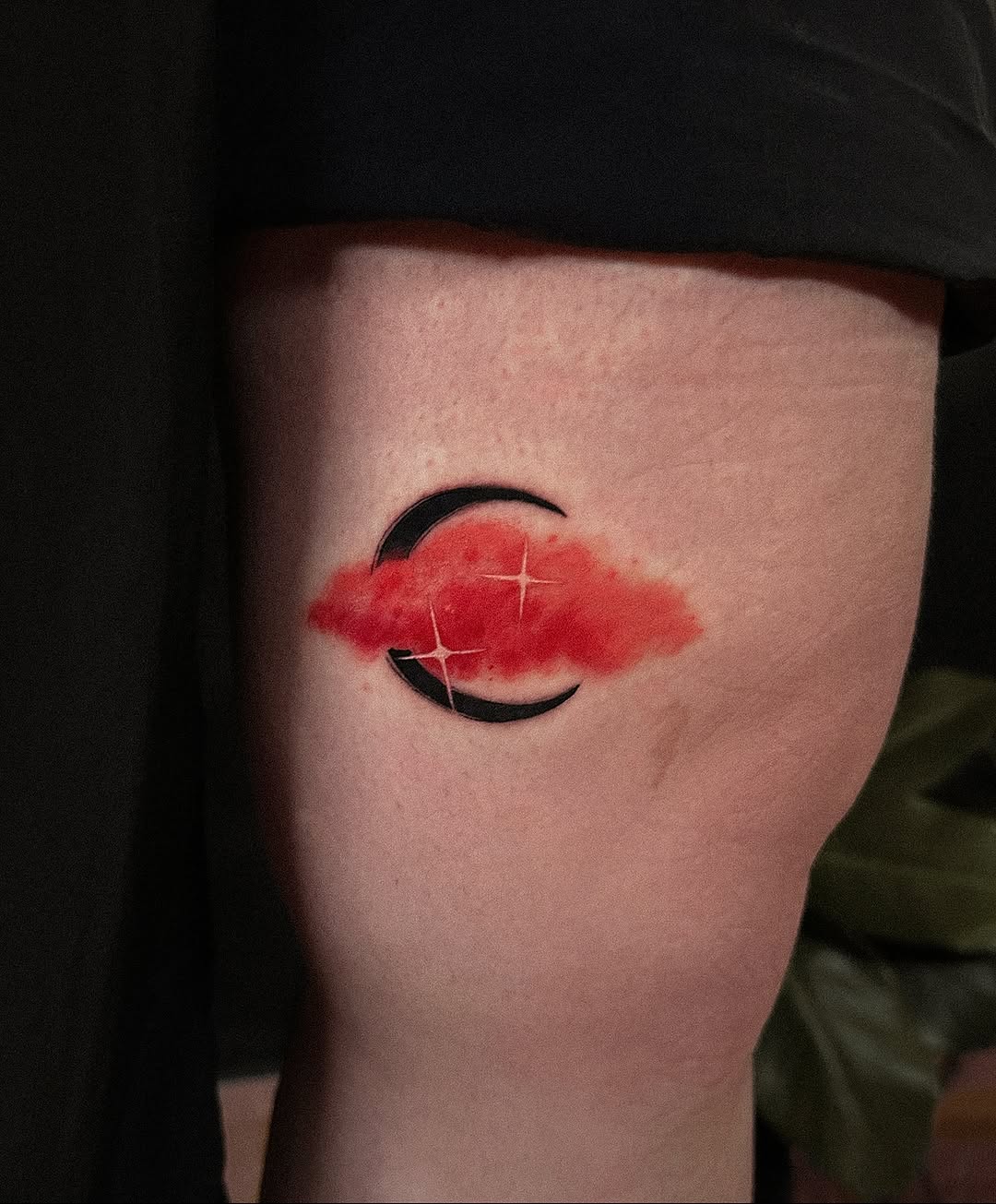 Tattoo by @marina_tats โ blackwork, watercolor