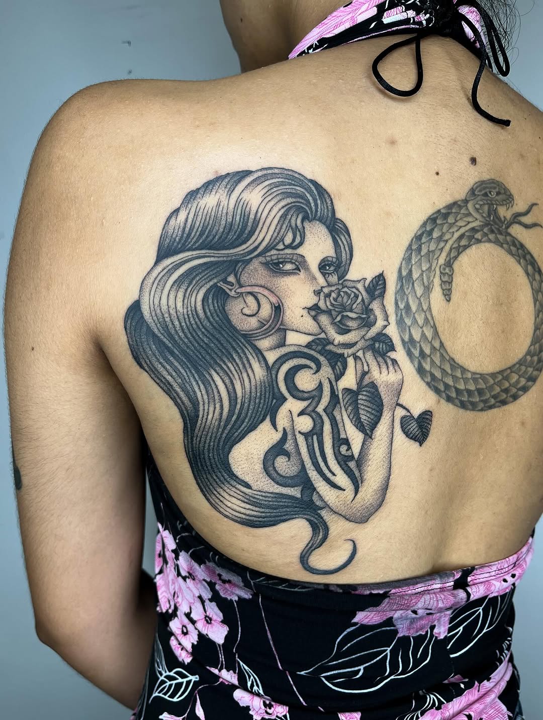 Tattoo by @derosario__ — black_and_grey, realism