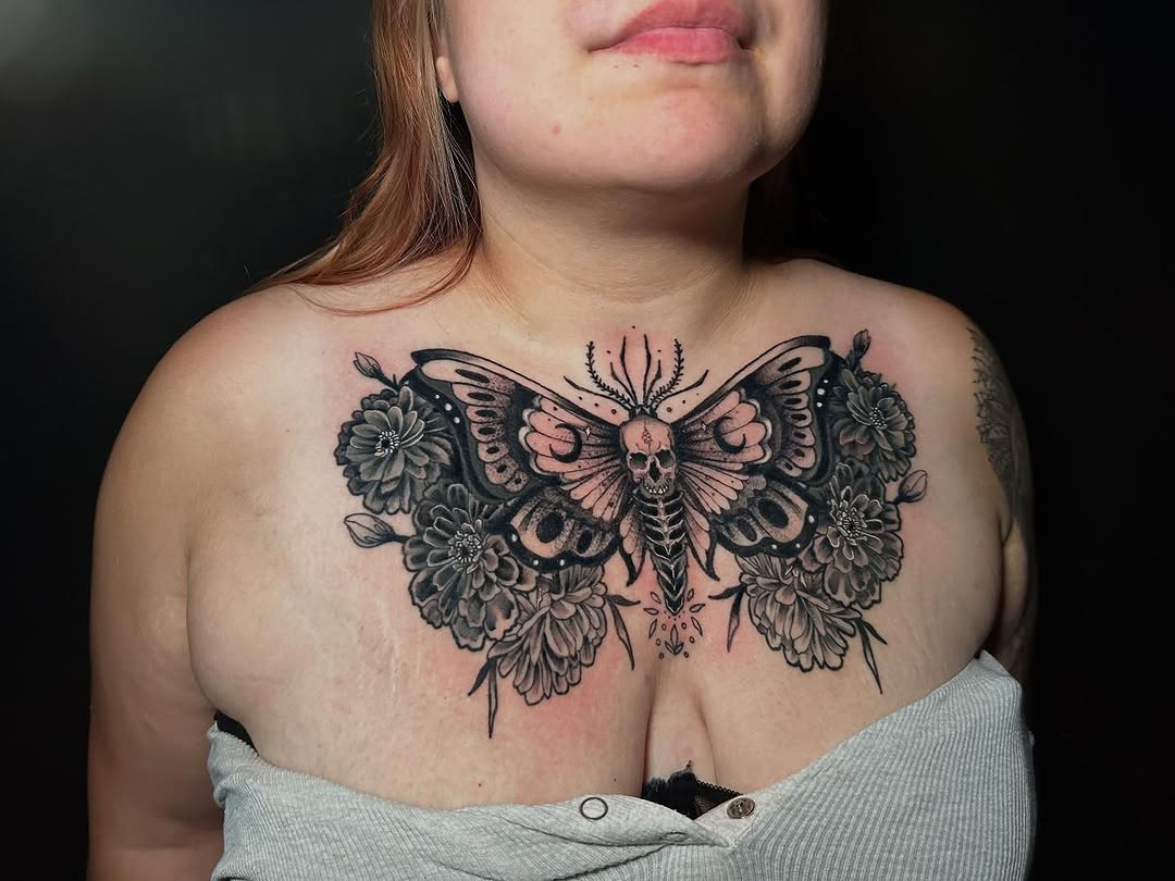 Tattoo by @halz327tattoos — black_and_grey, realism