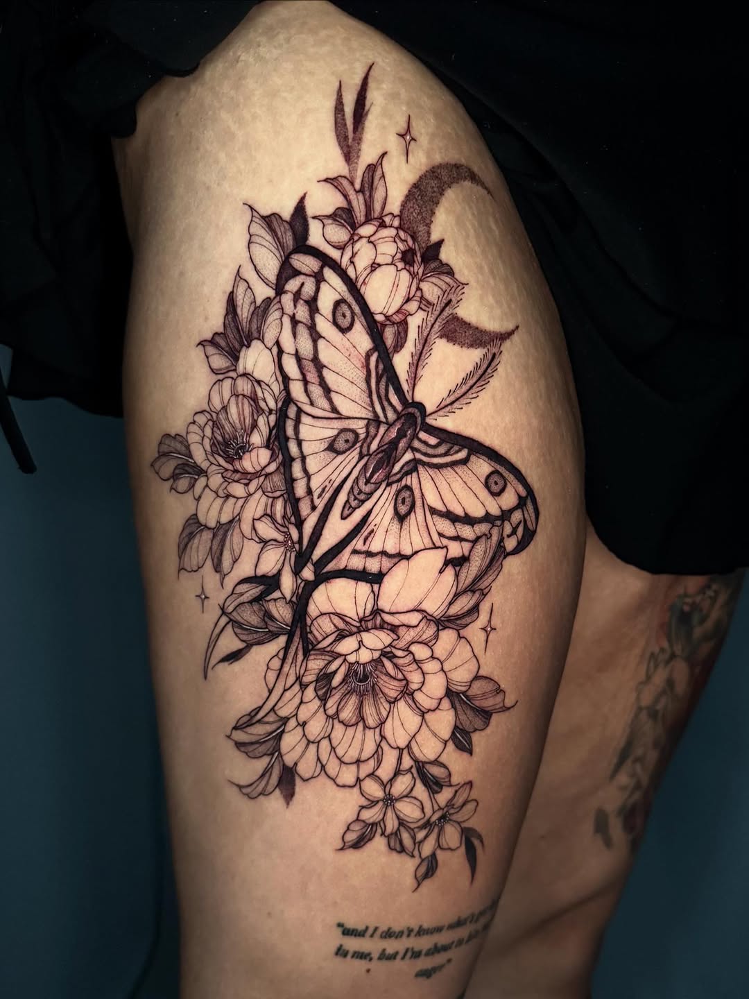 Tattoo by @gill_tattoos — black_and_grey, fine_line