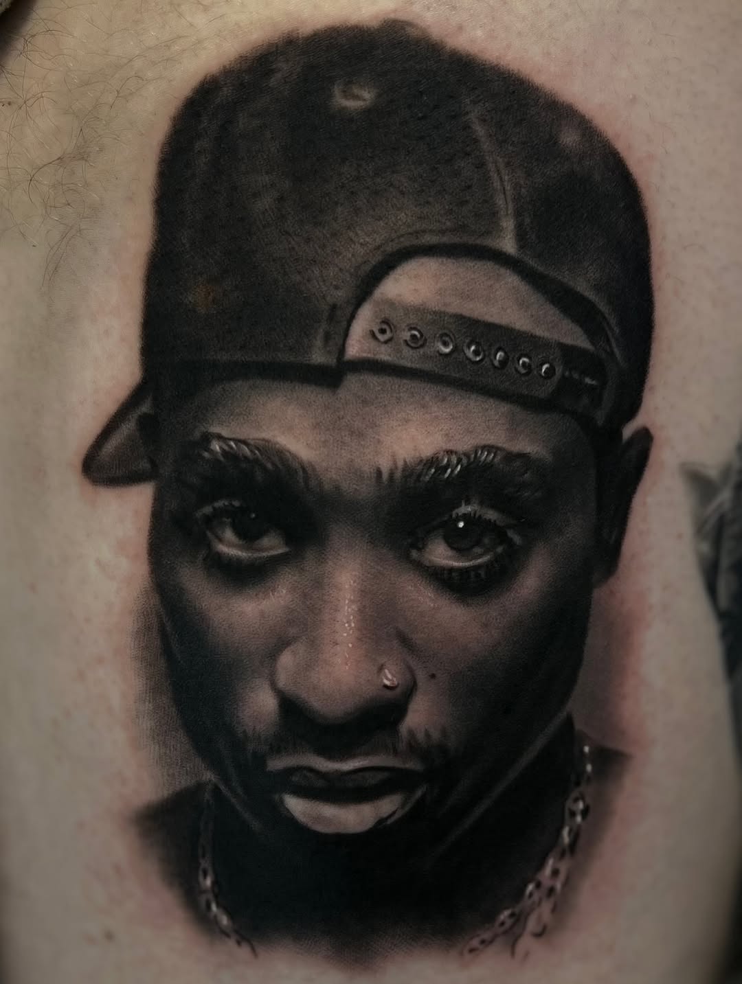 Tattoo by @carter.studios.ink โ realism, black_and_grey