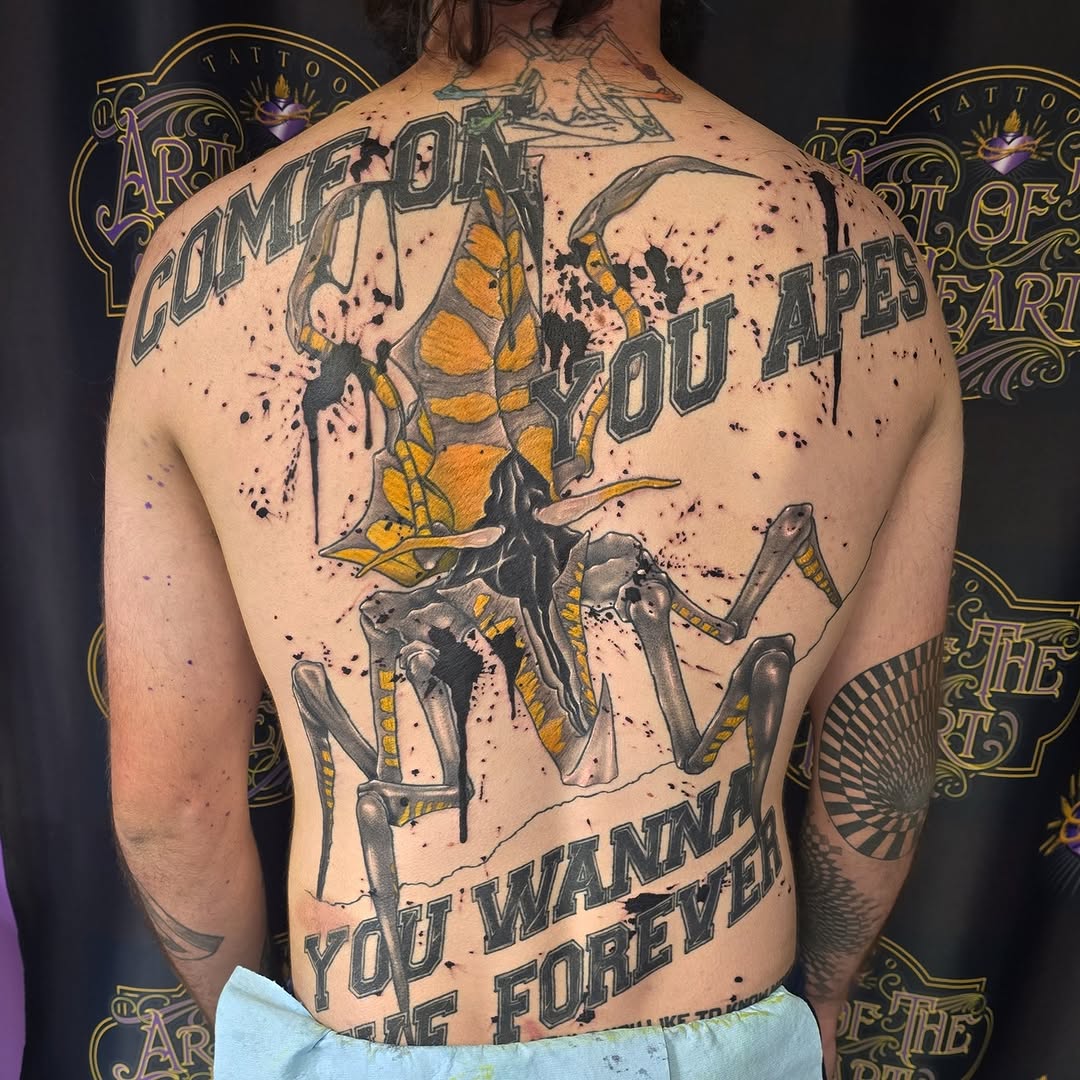 Tattoo by @inked.by.rose — trash_polka, lettering_script