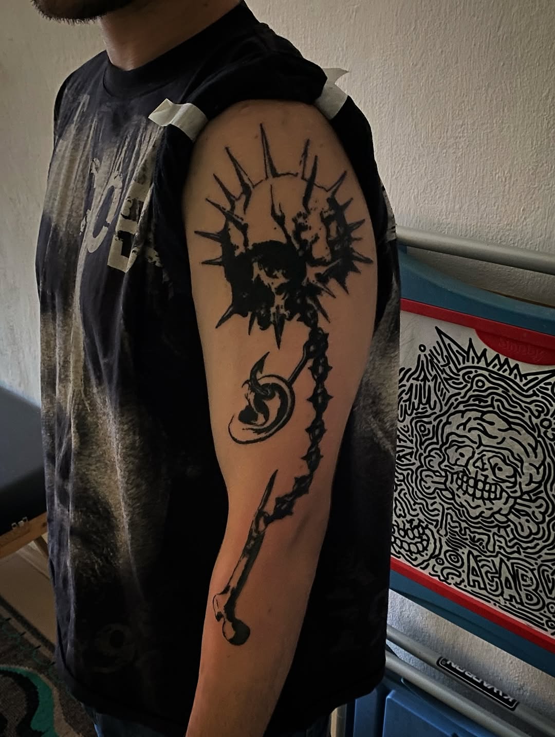 Tattoo by @zkp_tattoo — blackwork