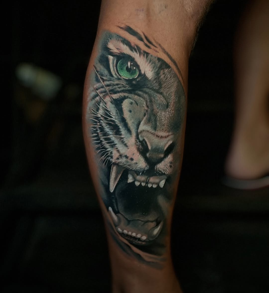 Tattoo by @ghostmantattoo — realism, black_and_grey