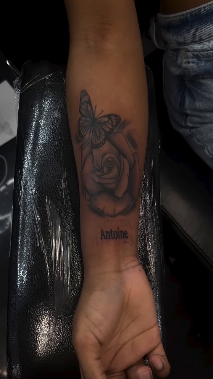Tattoo by @sadity.ink — black_and_grey, realism