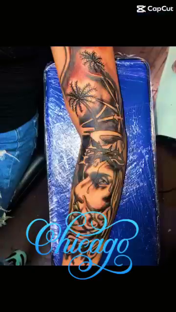 Tattoo by @chicagotattoo312 — black_and_grey, realism
